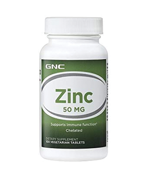 GNC ZINC 50 MG - 100 VEGETARIAN TABLETS