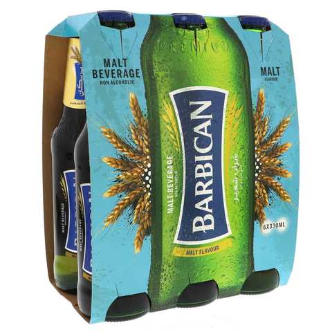 Barbican Malt Flavour Non Alcoholic Malt Beverage 330mlx6