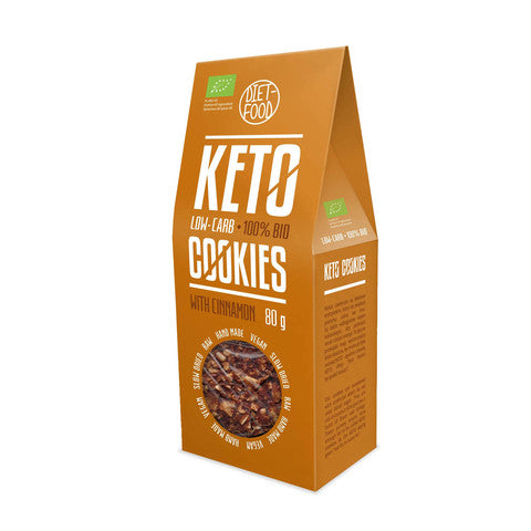 Diet Food Keto Cookies with Cinnamon 80g