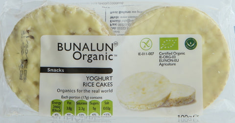 Bunalun Organic Yoghurt Rice Cakes 100g