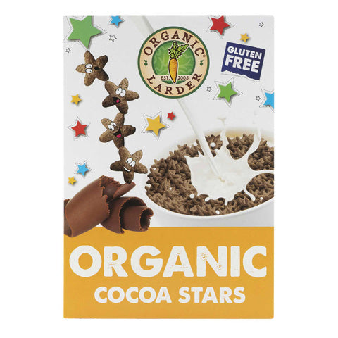 Organic Larder Organic Cereal Cocoa Stars 300g