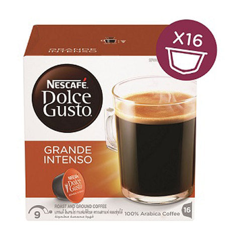 Nescafe Dolce Gusto Grande Intenso Coffee Pack of 16 Capsules