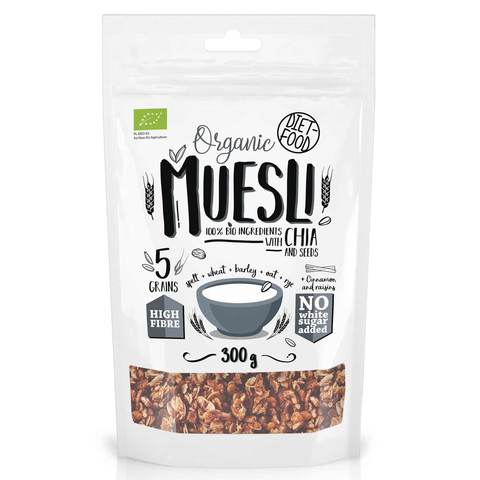 Diet Food Organic Muesli With Chia Seeds 200g