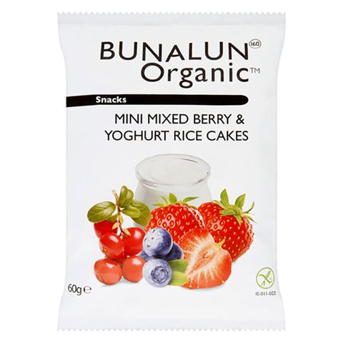 Bunalun Organic Mixed Berry And Yoghurt Rice Cakes 60g