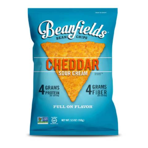 Beanfields Cheddar Sour Cream Bean Chips 156g