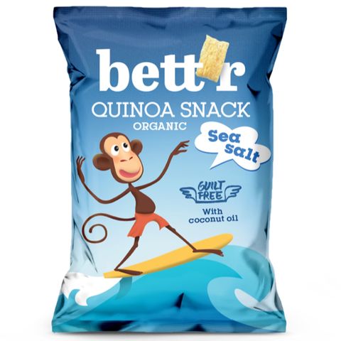 bett\'r Sea Salt Quinoa Snack 50g