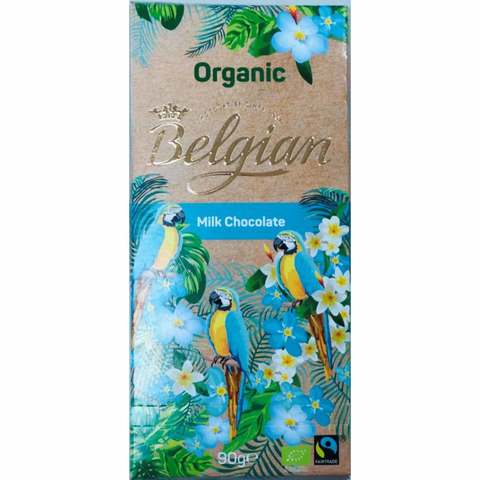 Belgian Organic Milk Chocolate 90g