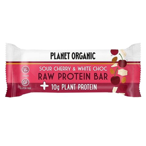 Planet Organic Raw Protein Bar Sour Cherry And White Chocolate 50g