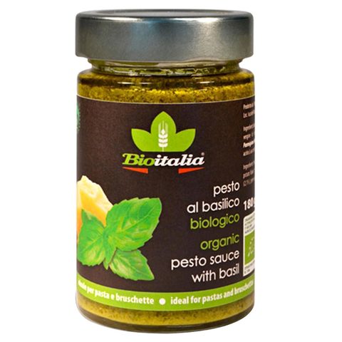 Bioitalia Organic Pesto Sauce with Basil 180g