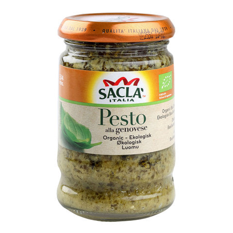 Sacla Organic Green Pesto 190g