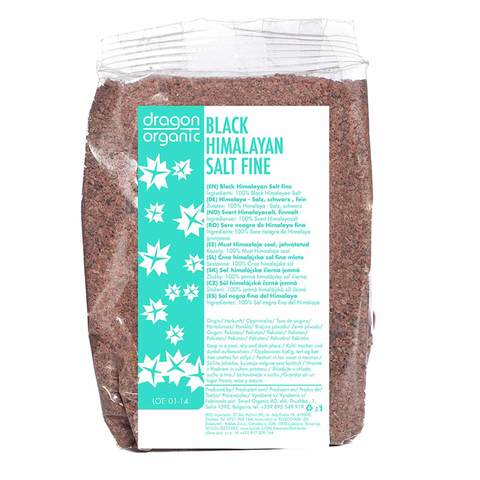 Dragon Organic Black Himalayan Salt Fine 250g