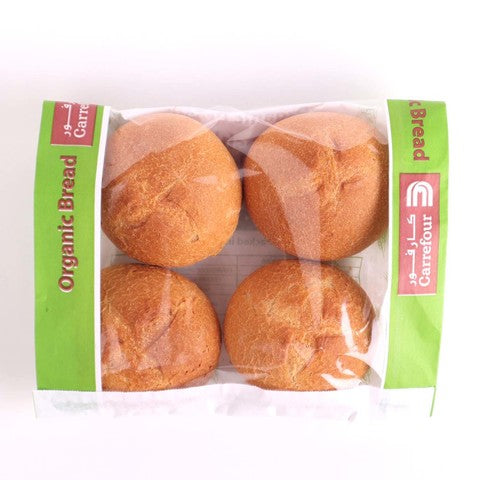 Organic White Rolls 4X60g