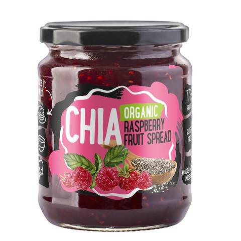 Rudolfs Chia Raspberry Fruit Spread 250g