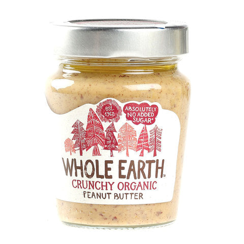 Whole Earth Crunchy Organic Peanut Butter 227g