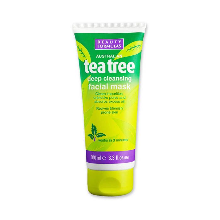 Beauty Formulas Tea Tree Face Mask 100 ml