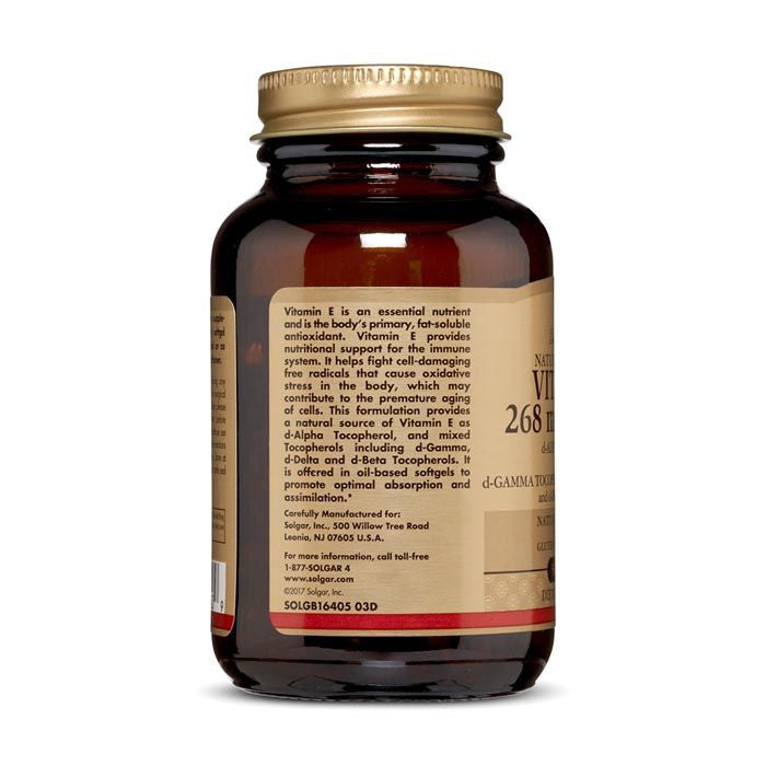 Solgar Vitamin E 400iu Mixed Softgels 50's