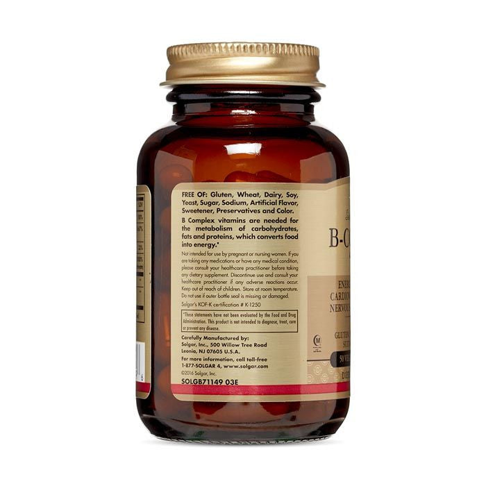 Solgar B Complex 100 Vegetable capsules 50's