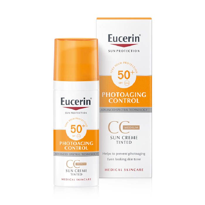 Eucerin Sun Cream Tinted CC Medium (SPF50+) 50ml