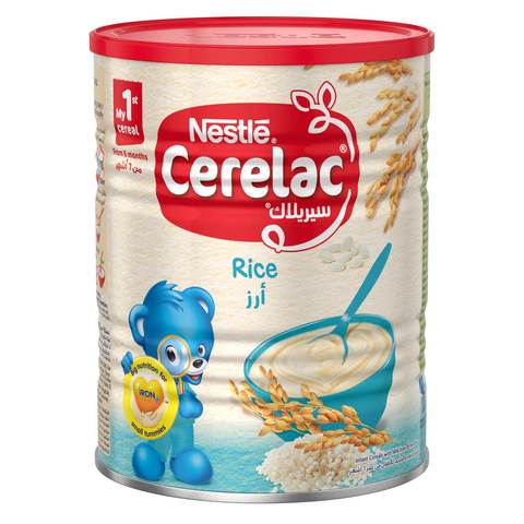 Nestle Cerelac From 6 months Rice Infant Cereal Tin 400g