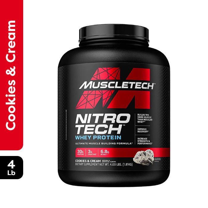 Muscle Tech Nitro Tech Performance Series Cookies And Cream 4 Lb
