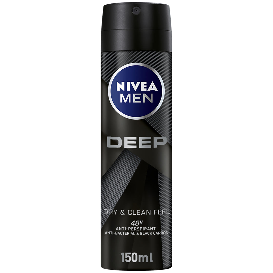 Nivea Men Deodorant Deep Dry & Clean Feel Spray 150ml