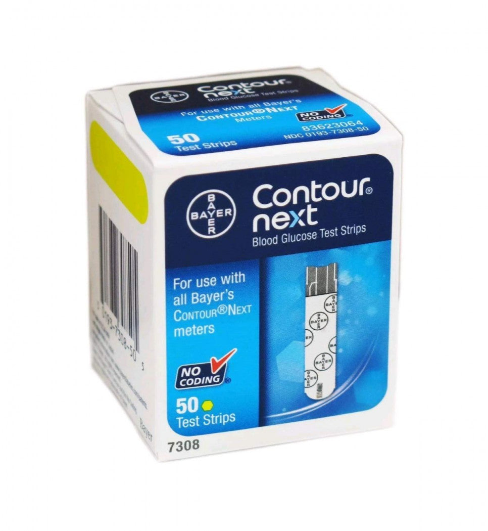 Ascensia Contour Next Blood Glucose Test Strips 50\'s