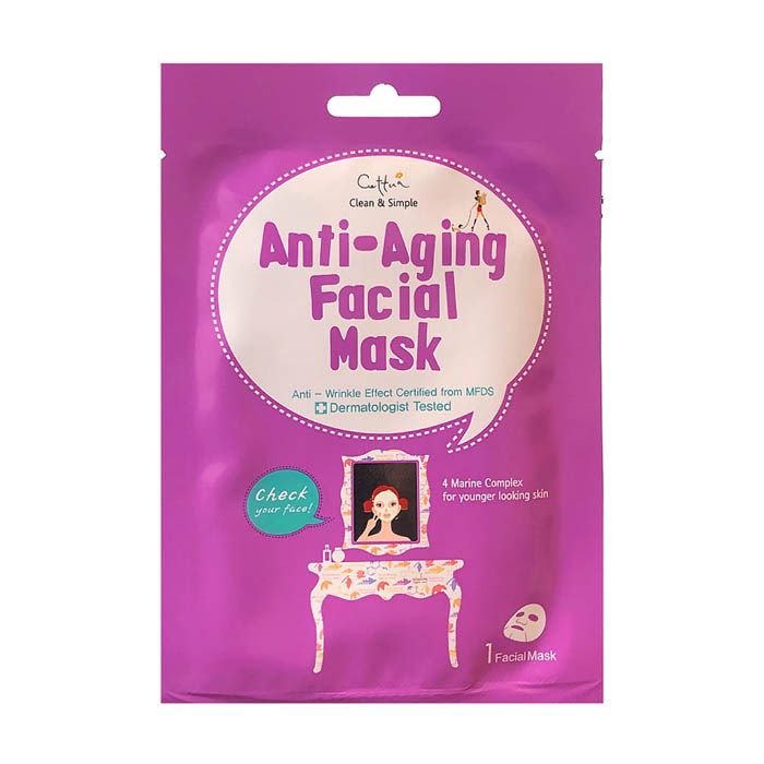 Cettua Clean&Simple Anti-Aging Facial Mask 1's