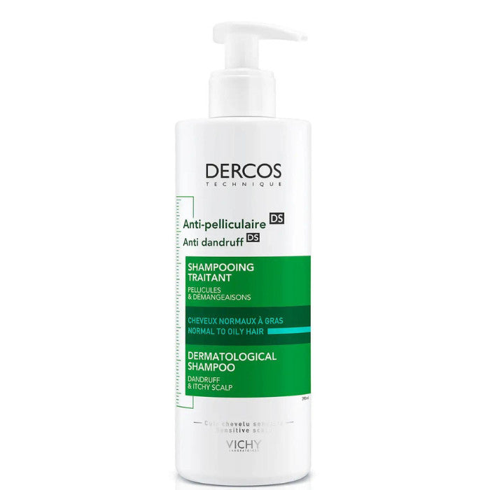 Vichy Dercos Antidandruff Normal - Oily Shampoo 400ml For The Price Of 200ml