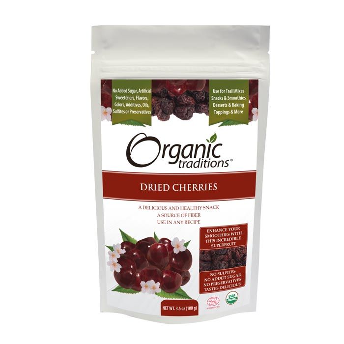 Organic Traditions Dried Cherries 100 g