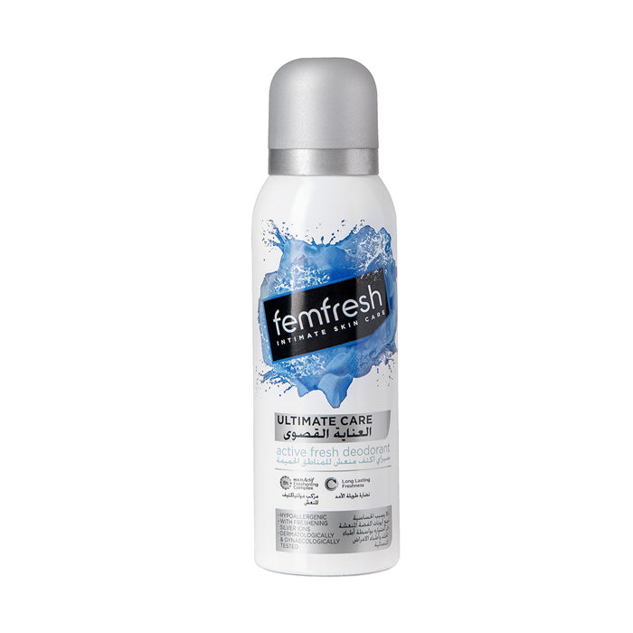 FemFresh Ultimate Care Active Fresh Deodorant 125 ml