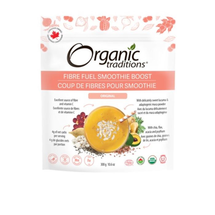 Organic Traditions Fibre Fuel Smoothie Boost Original 300 g