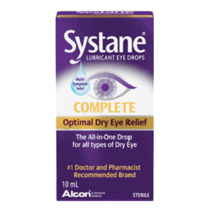 Systane Complete Lubricant Eye Drops 10ml Bottle