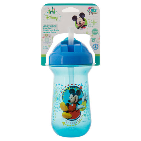The First Years Mickey Flip Top Straw Cup