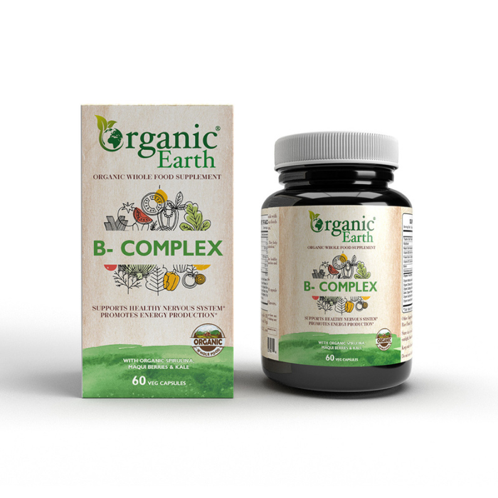 Organic Earth B- Complex 60 Capsules