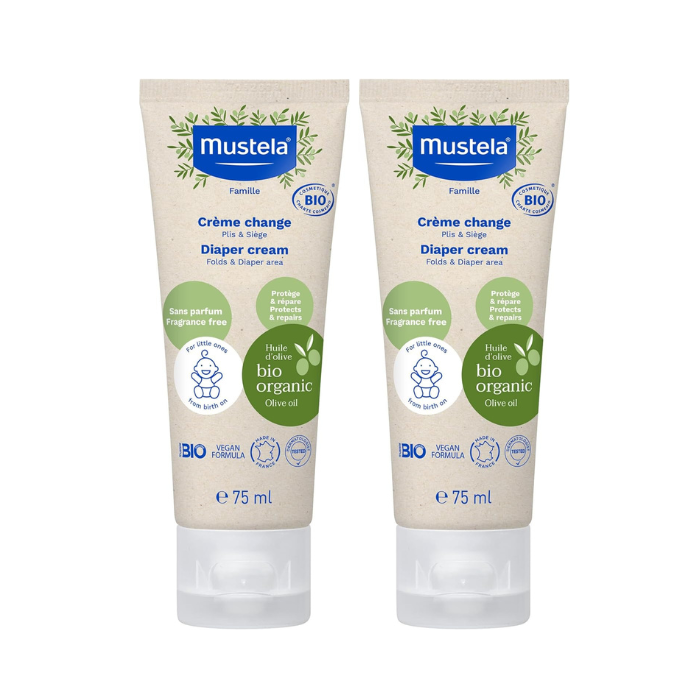 Mustela Bio Organic Diaper Cream 75ml 1+1 Free Promo