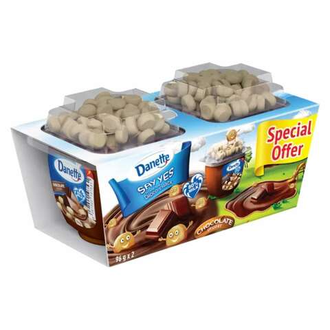 Danette Dessert Chocolate Flavour with Biscuit topper 96g
