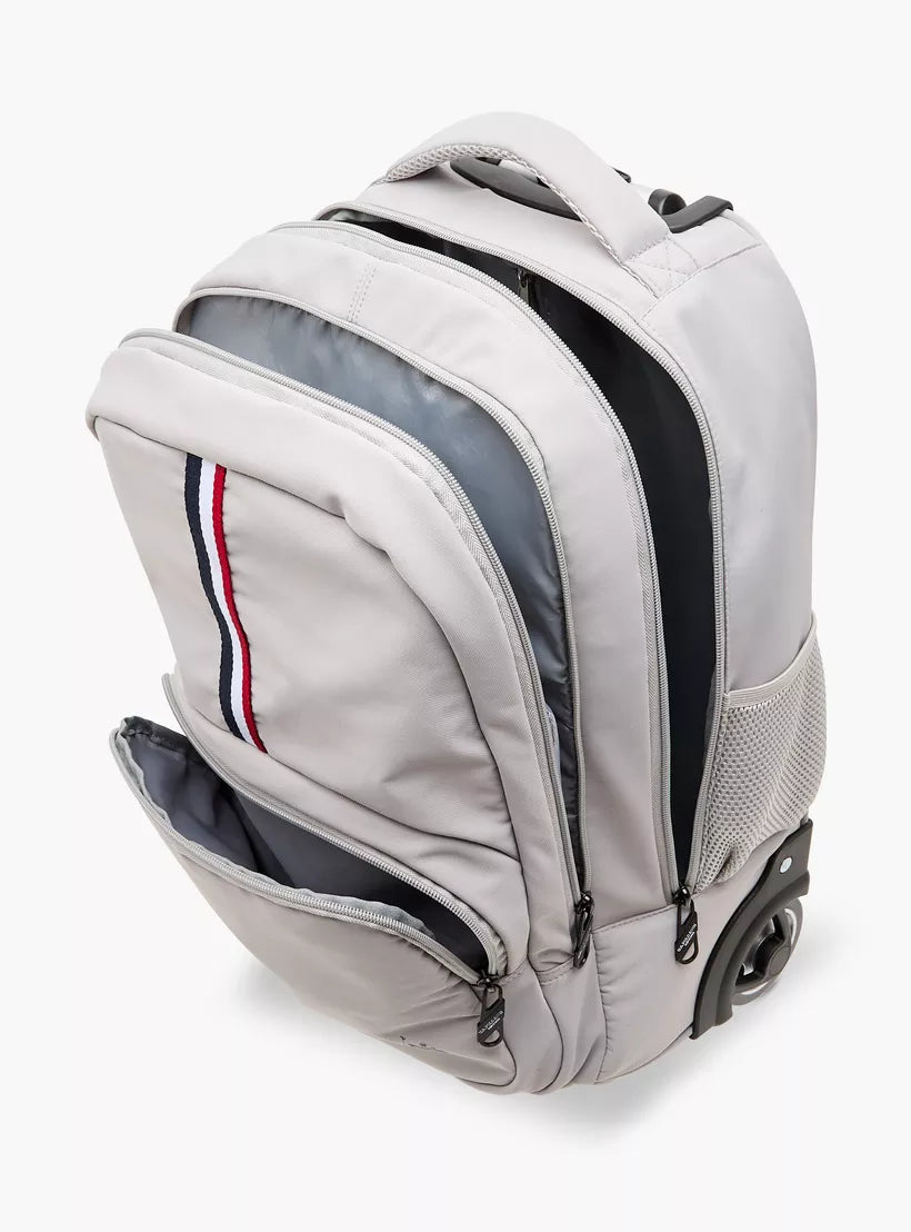US POLO ASSN. Solid Trolley Bag for Kids 8-13 Years with Front Pocket – 18 inches