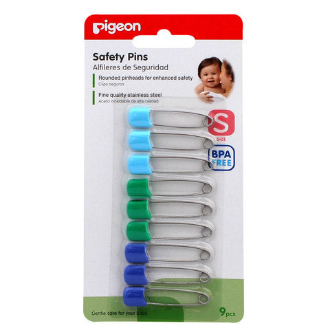 Pigeon Safety Pin 9 Pieces