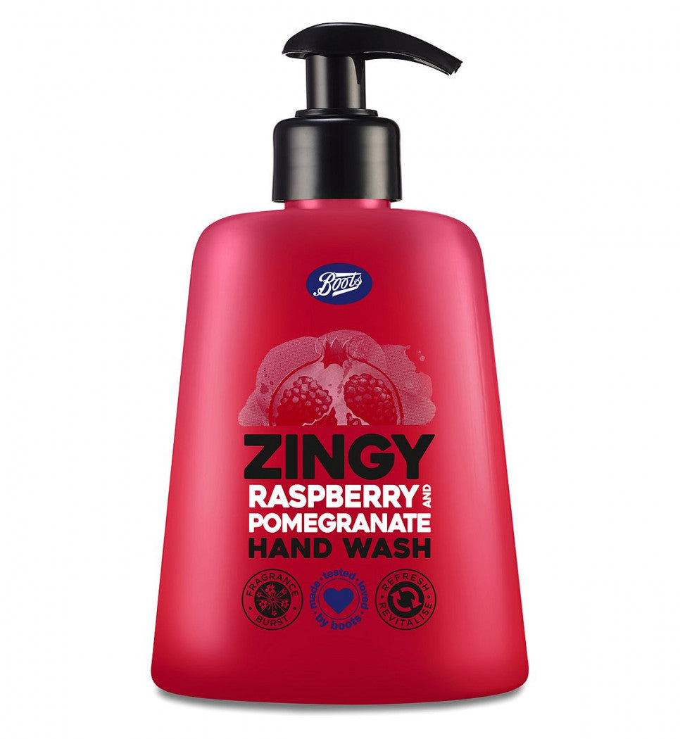 Boots Zingy Raspberry & Pomegranate Hand Wash 250ml