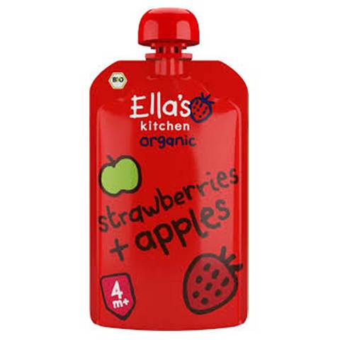 Ellas Kitchen Strawberry & Apple 120g