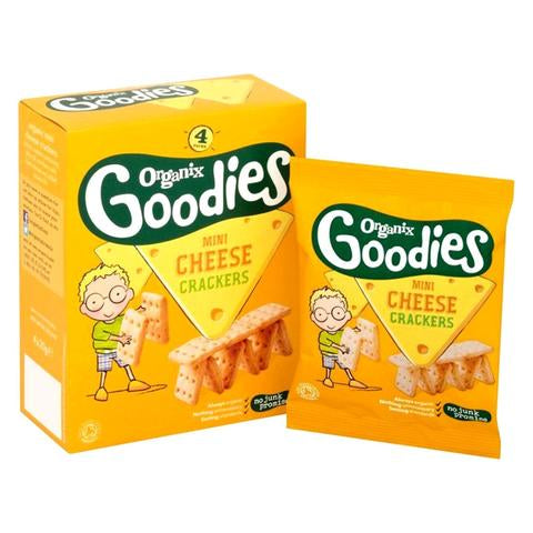 Organix Goodies Mini Cheese Cracker 20g x Pack of 4