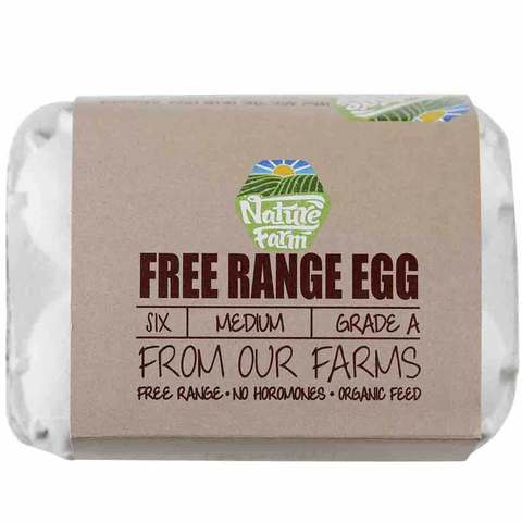 Nature Farm Free range Eggs 6pieces