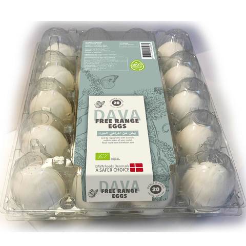 Dava Free Range Eggs 20\'s