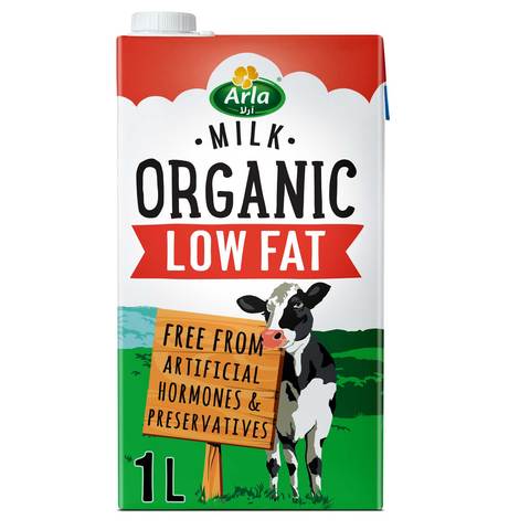 Arla Organic Low Fat Milk 1L