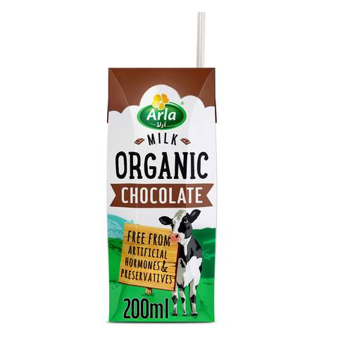 Arla Organic Chocolate Milk 200ml
