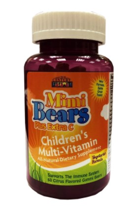 21St Century Mimi Bears Plus Extra C 60 Gummies