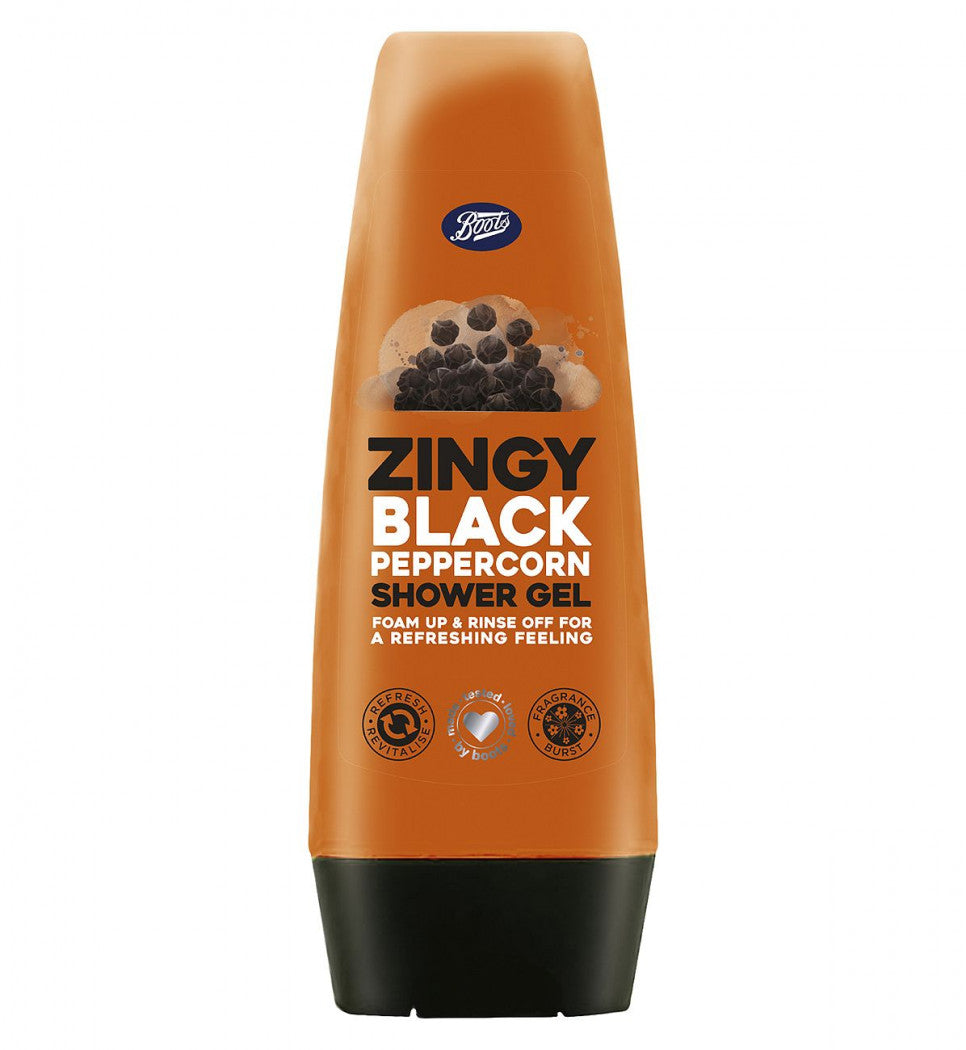 Boots Zingy Black Peppercorn Shower Gel 250ml