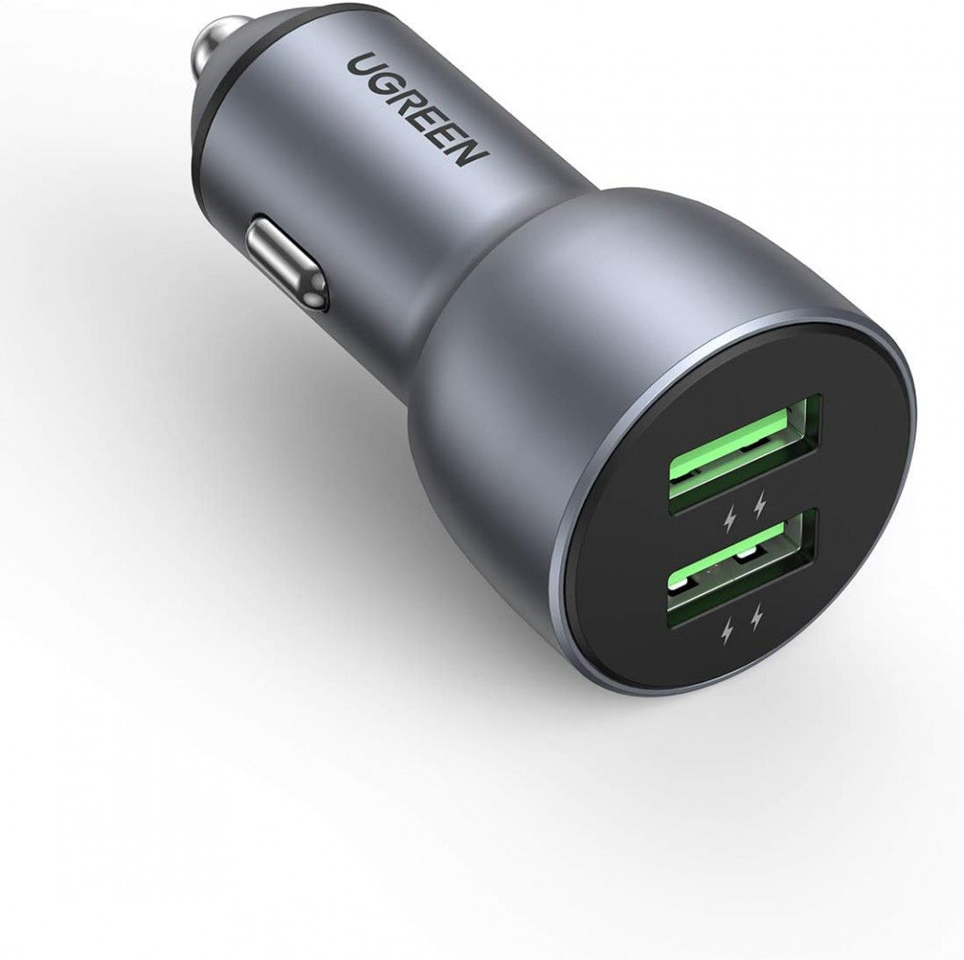 UGREEN Fast Car Charger 36W Dual USB QC 3.0 Quick Charging