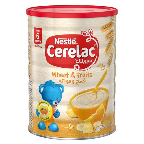 Nestle Cerelac Wheat and Fruit Infant Cereal 1kg