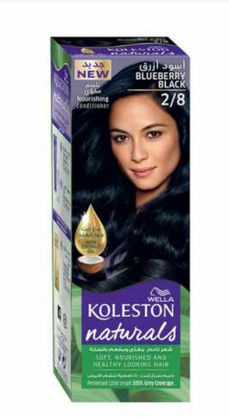 Wella Koleston Naturals Hair Color Semi-Kit Blue Black 2/8